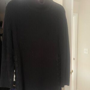 Women’s Black Turtleneck Sweater